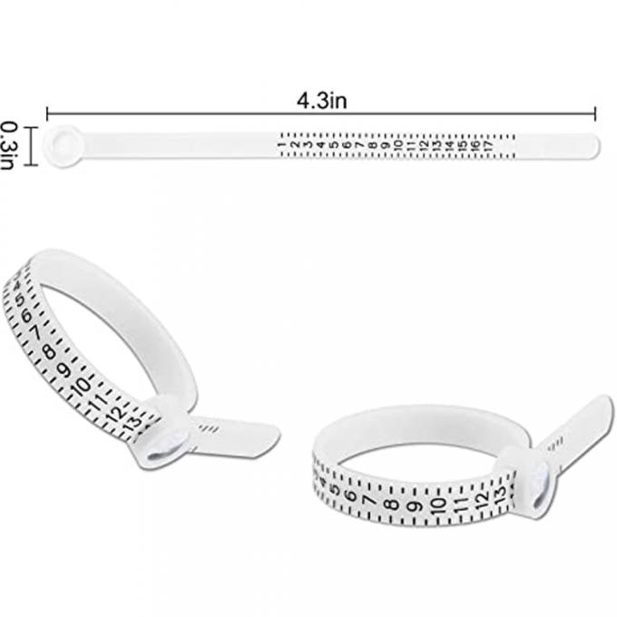 জুয়েলারী আনুষাঙ্গিক সরঞ্জাম প্লাস্টিকের রিং সাইজার US 1-17 3