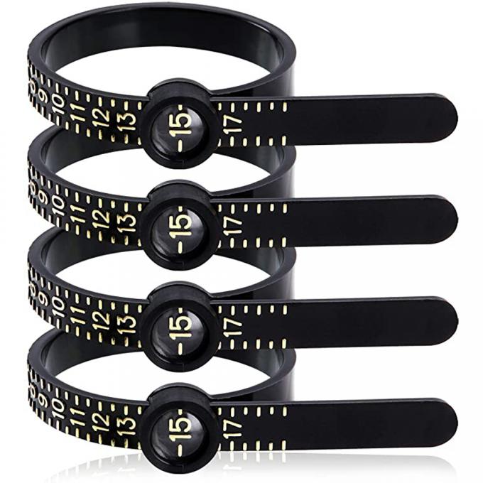 জুয়েলারী আনুষাঙ্গিক সরঞ্জাম প্লাস্টিকের রিং সাইজার US 1-17 4