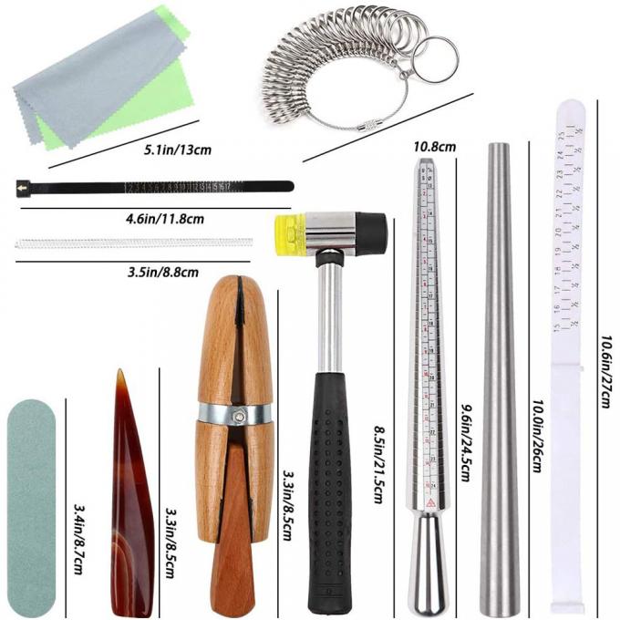 13 পিস জুয়েলারী পরিমাপ সরঞ্জাম সেট কারুশিল্প DIY আনুষাঙ্গিক 1