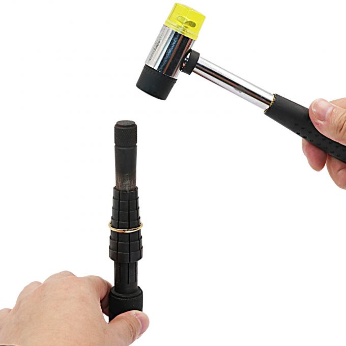 ডাবল হেড প্লাস্টিক এবং রাবার হ্যামার মেটাল ম্যাল্ট জুয়েলার্স জন্য 3